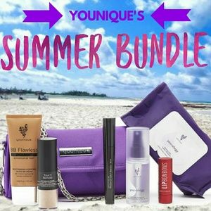 Summer makeup skincare products